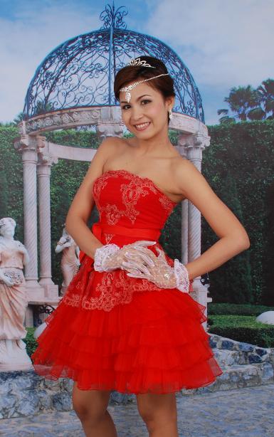 ชุดราตรีสั้น S001